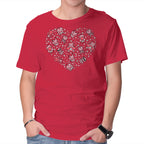 Valen-Mon – Anime Graphic T-Shirt in red, product display