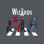 The Wizards Road – Fantasy Graphic T-Shirt design artwork for charcoal graphic T-shirt