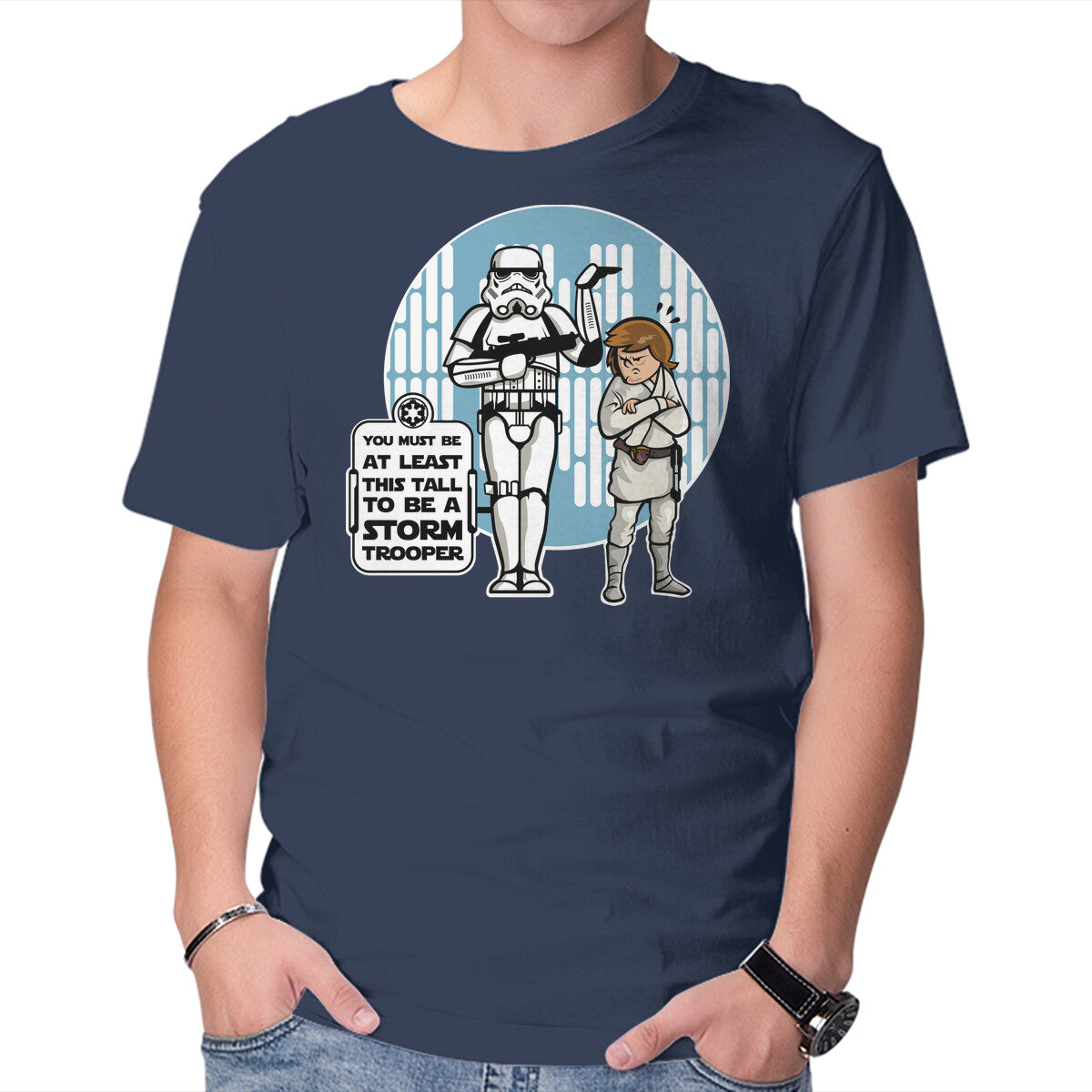 This Tall – Sci-Fi Graphic T-Shirt in navy, product display
