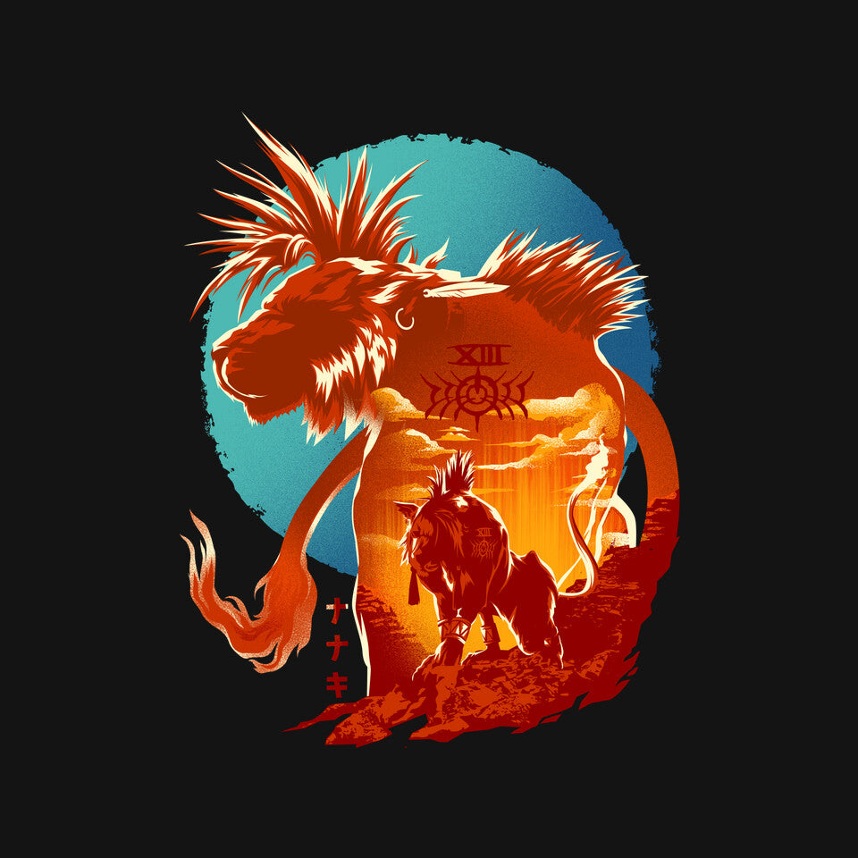 Midnight XIII – Dog Graphic T-Shirt design artwork for black graphic T-shirt