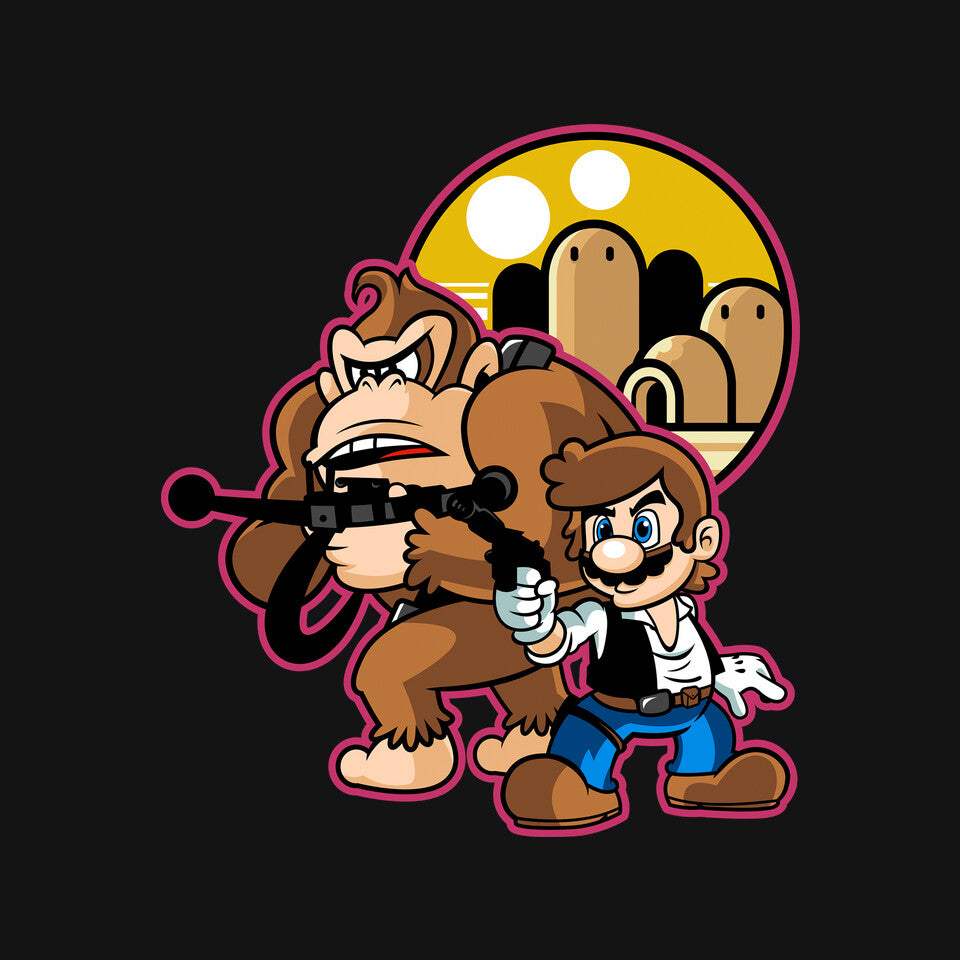 Plumber Solo – Gaming Graphic T-Shirt design artwork for black graphic T-shirt