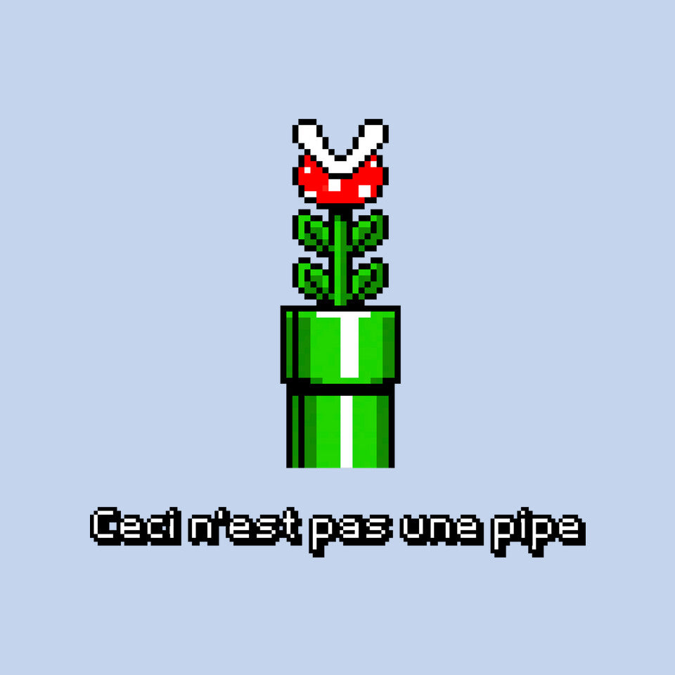 Pipe – Gaming Graphic T-Shirt design artwork for blue graphic T-shirt