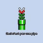 Pipe – Gaming Graphic T-Shirt design artwork for blue graphic T-shirt