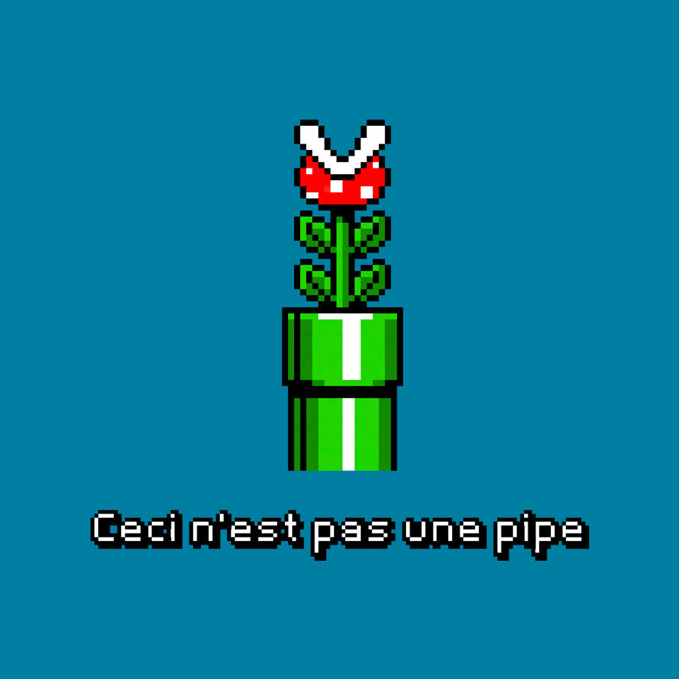 Pipe – Gaming Graphic T-Shirt design artwork for turquoise graphic T-shirt