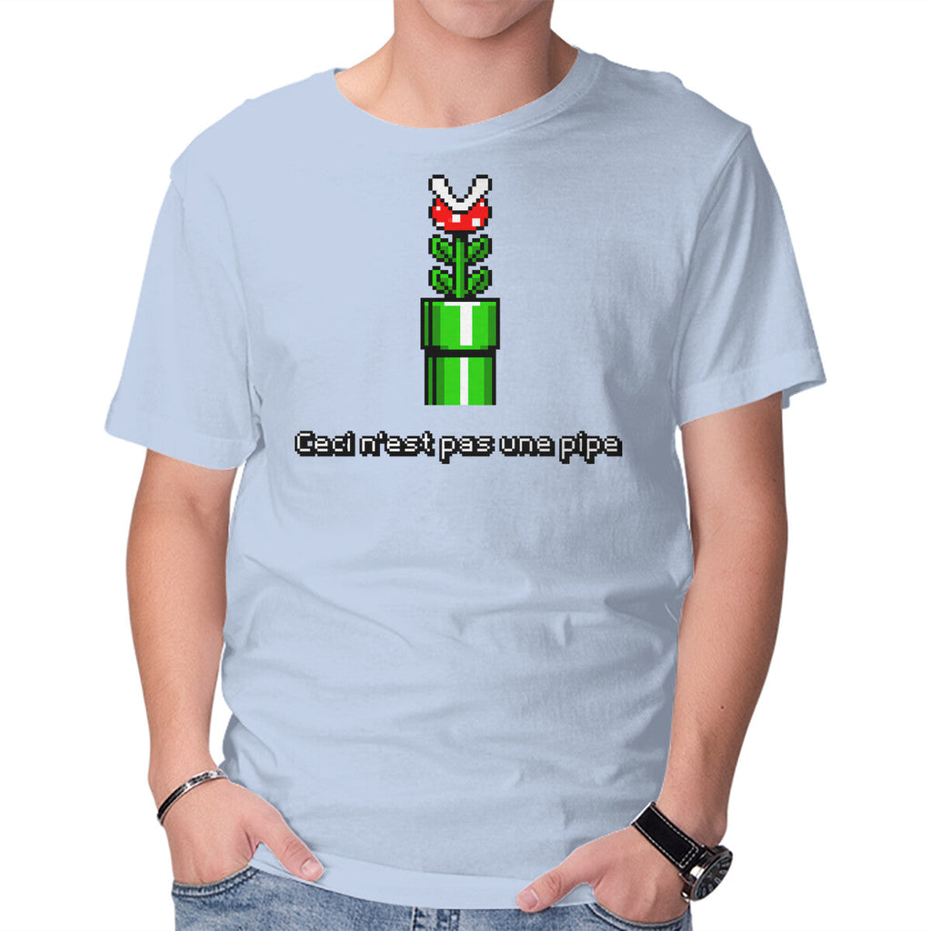 Pipe – Gaming Graphic T-Shirt in blue, product display