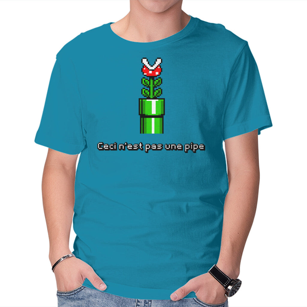 Pipe – Gaming Graphic T-Shirt in turquoise, product display