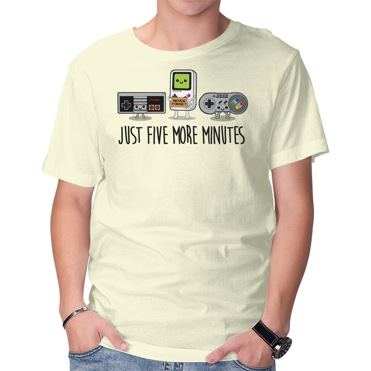 Just Five More Minutes – Gaming Graphic T-Shirt