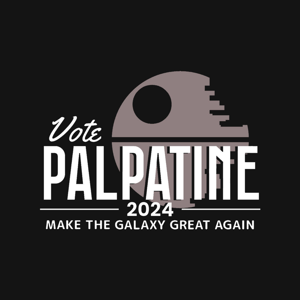 Make The Galaxy Great Again – Sci-Fi Graphic T-Shirt design artwork for black graphic T-shirt