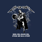 Taters – Fantasy Graphic T-Shirt design artwork for navy graphic T-shirt