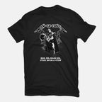 Taters – Fantasy Graphic T-Shirt in black, flat-lay product view