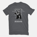 Taters – Fantasy Graphic T-Shirt in charcoal, flat-lay product view