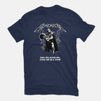 Taters – Fantasy Graphic T-Shirt in navy, flat-lay product view