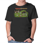 The Final Fight – Gaming Graphic T-Shirt in black, product display