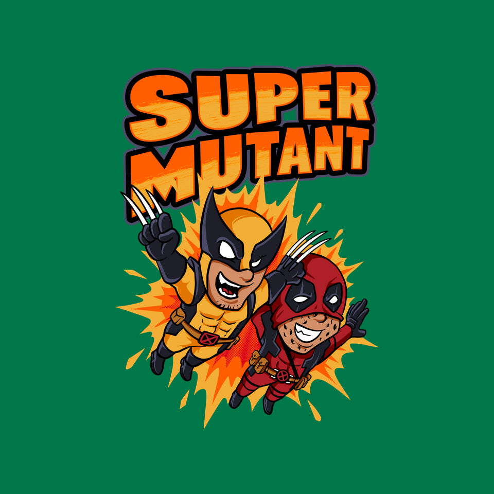 Super Mutant – Movie Graphic T-Shirt design artwork for green graphic T-shirt