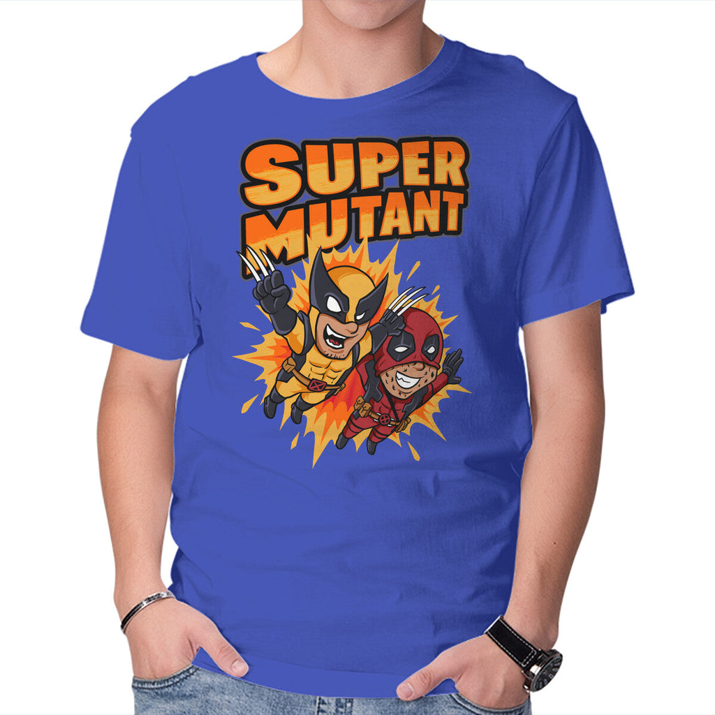 Super Mutant – Movie Graphic T-Shirt in royal blue, product display