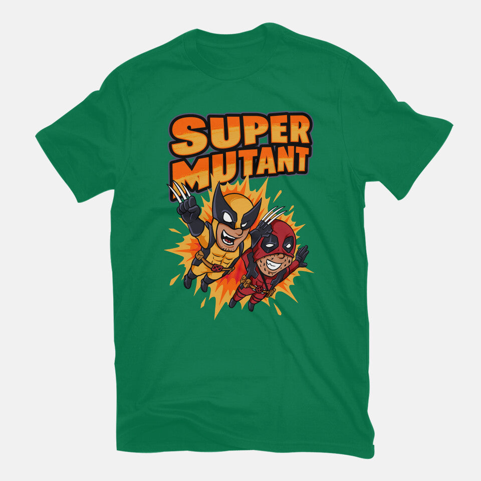 Super Mutant – Movie Graphic T-Shirt in green, flat-lay product view