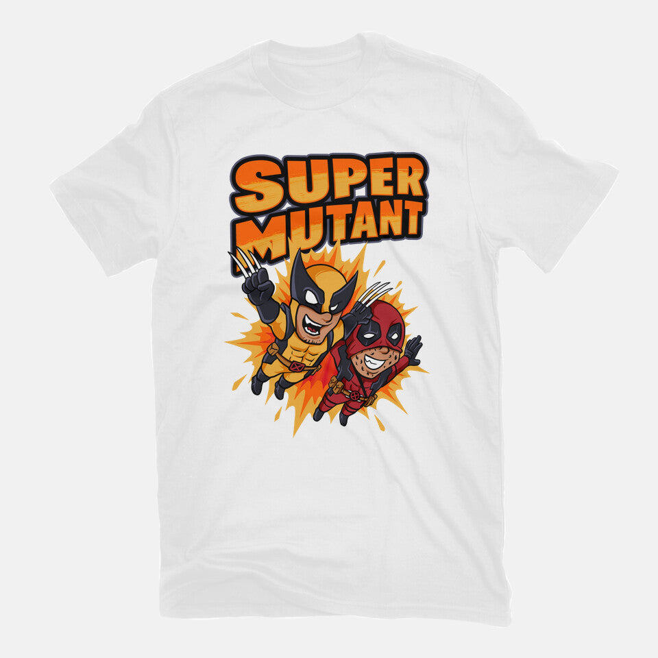 Super Mutant – Movie Graphic T-Shirt in white, flat-lay product view