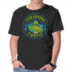 The Leader Turtle Graphic T-Shirt in black, product display