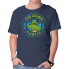 The Leader Turtle Graphic T-Shirt in navy, product display