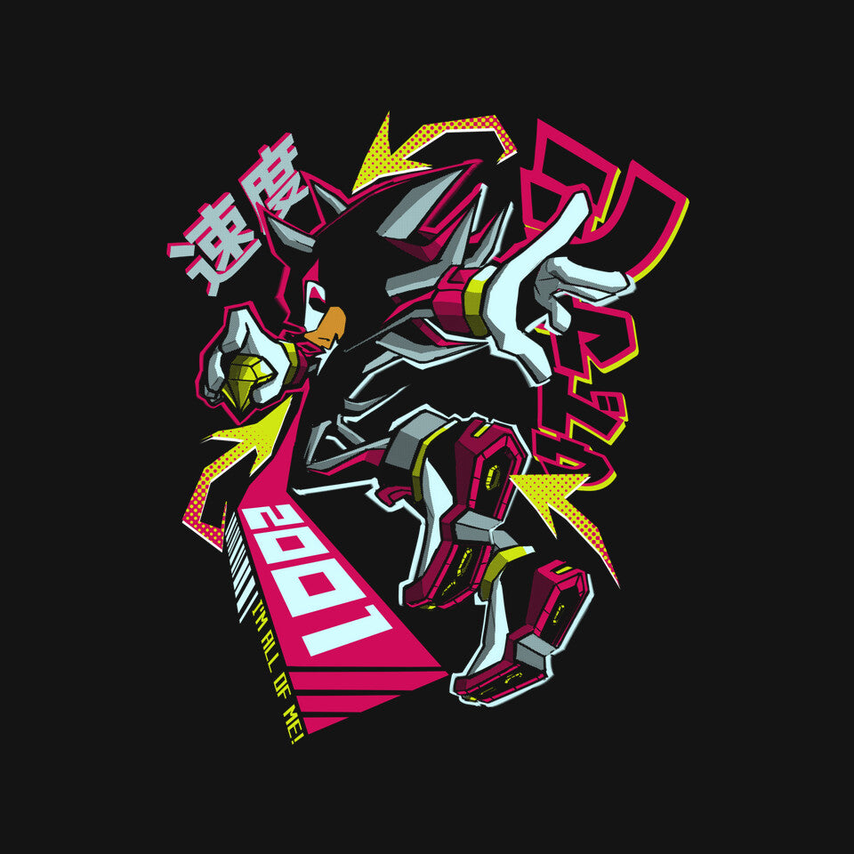 I Am All Of Me – Gaming Graphic T-Shirt design artwork for black graphic T-shirt