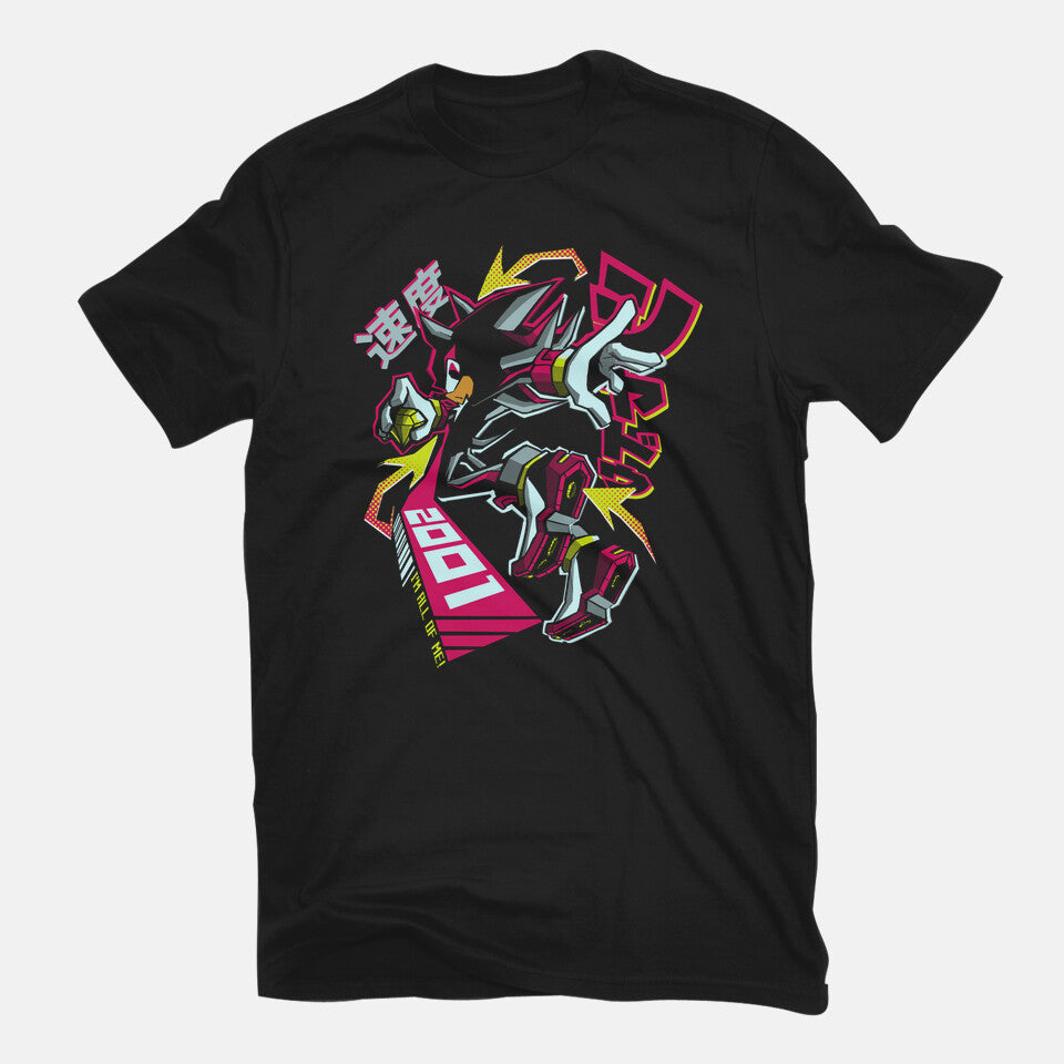 I Am All Of Me – Gaming Graphic T-Shirt in black, flat-lay product view