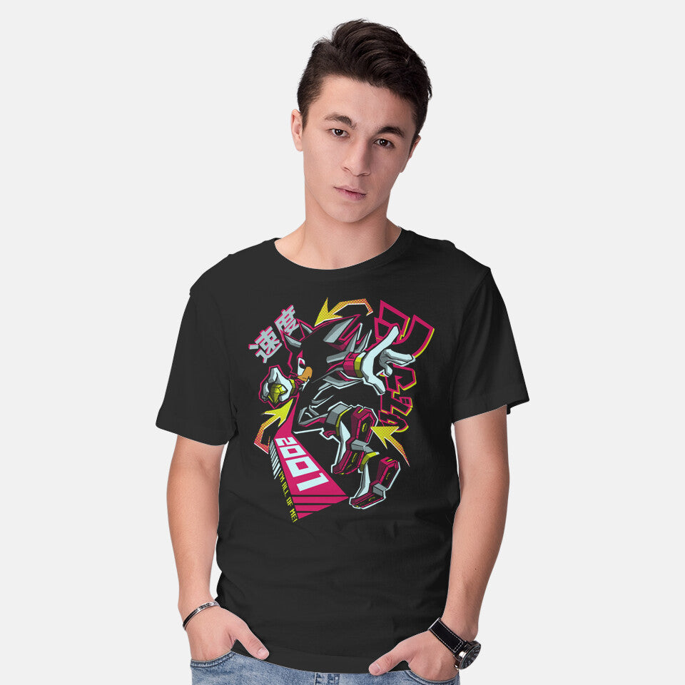 Model wearing black I Am All Of Me – Gaming Graphic T-Shirt