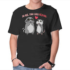 To Me You Are Trash – Animal Graphic T-Shirt in black, product display