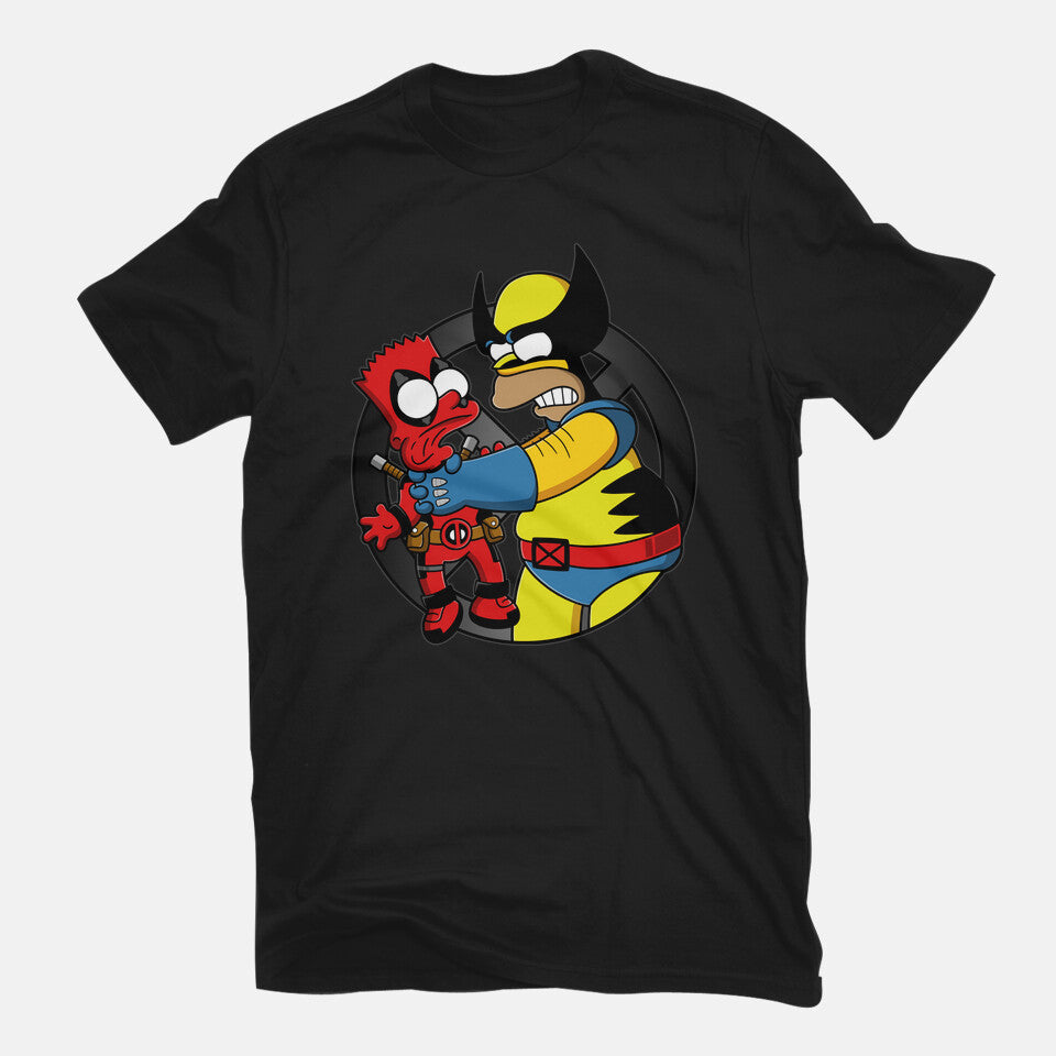 Why You Little Wade – Movie Graphic T-Shirt in black, flat-lay product view