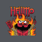 HELLMO – Funny Graphic T-Shirt design artwork for charcoal graphic T-shirt