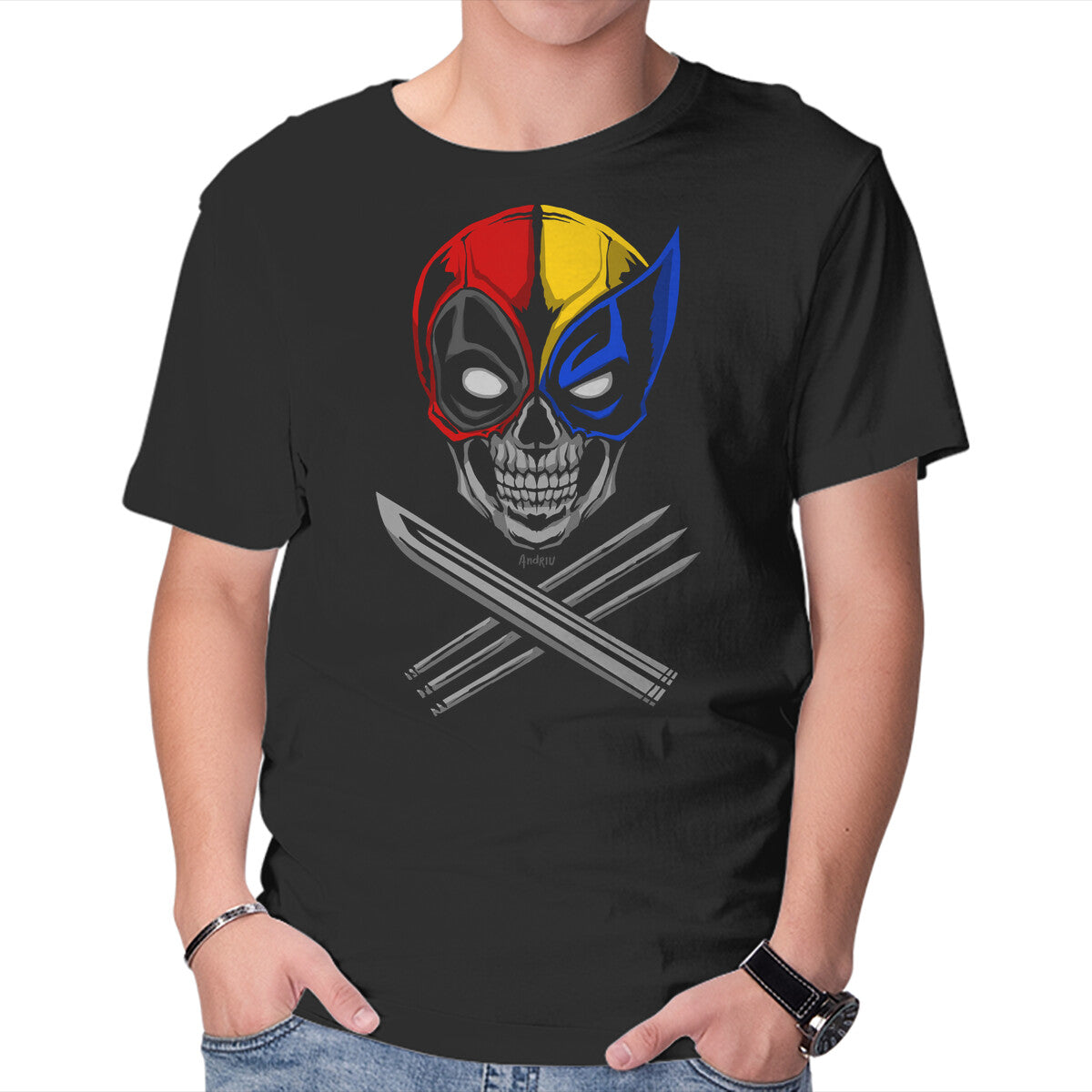 Crossmutants – Movie Graphic T-Shirt in black, product display