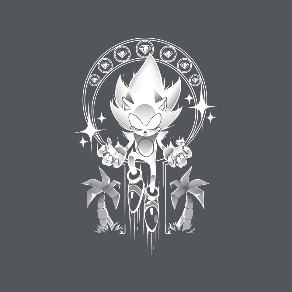 Seven Chaos – Gaming Graphic T-Shirt design artwork for charcoal graphic T-shirt