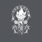 Seven Chaos – Gaming Graphic T-Shirt design artwork for charcoal graphic T-shirt