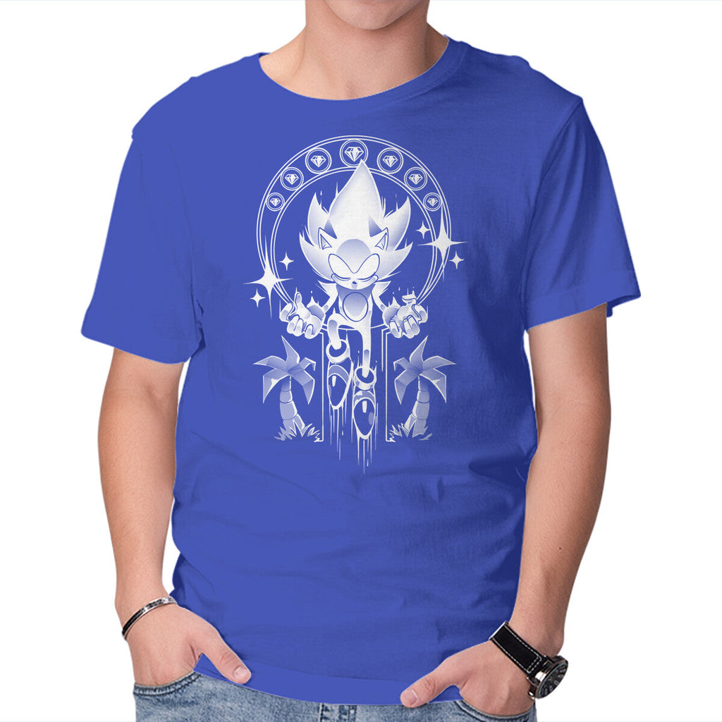 Seven Chaos – Gaming Graphic T-Shirt in royal blue, product display