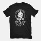 Seven Chaos – Gaming Graphic T-Shirt in black, flat-lay product view