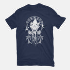 Seven Chaos – Gaming Graphic T-Shirt in navy, flat-lay product view