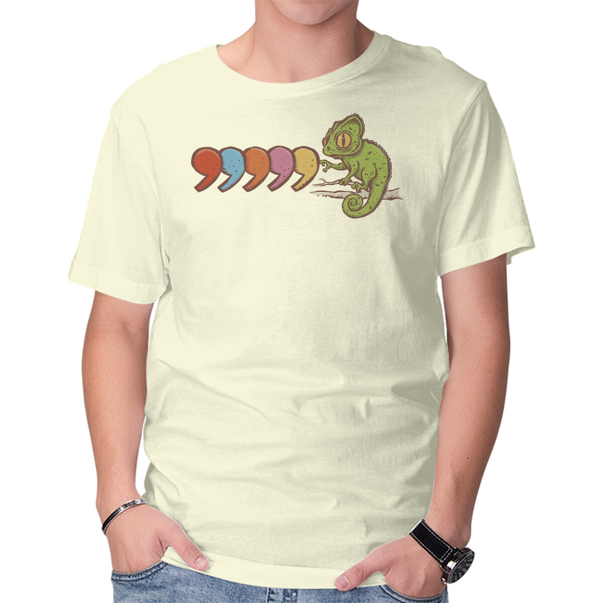 Comma Chameleon – Music Graphic T-Shirt