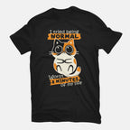 Normal To Worst – Cat Graphic T-Shirt in black, flat-lay product view