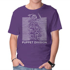 Puppet Division – Music Graphic T-Shirt in purple, product display