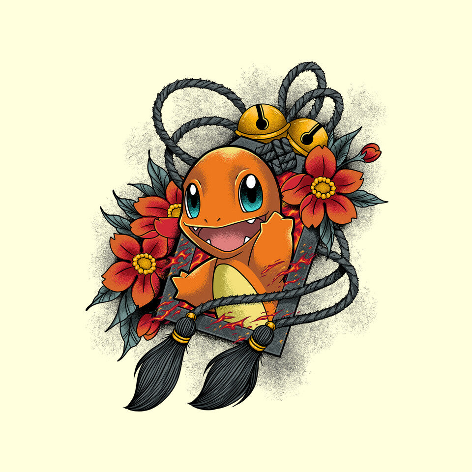 Flame Charm – Anime Graphic T-Shirt