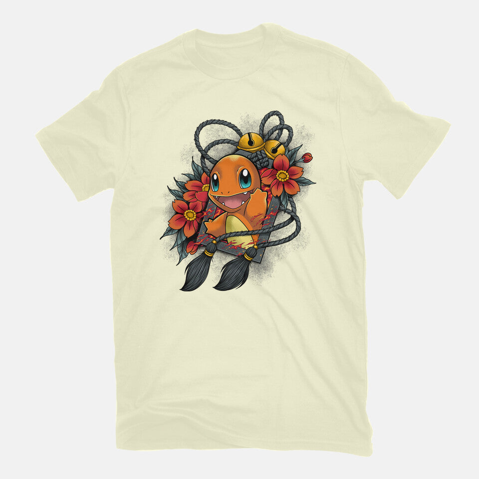 Flame Charm – Anime Graphic T-Shirt
