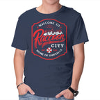 Raccoon City – Halloween Graphic T-Shirt in navy, product display
