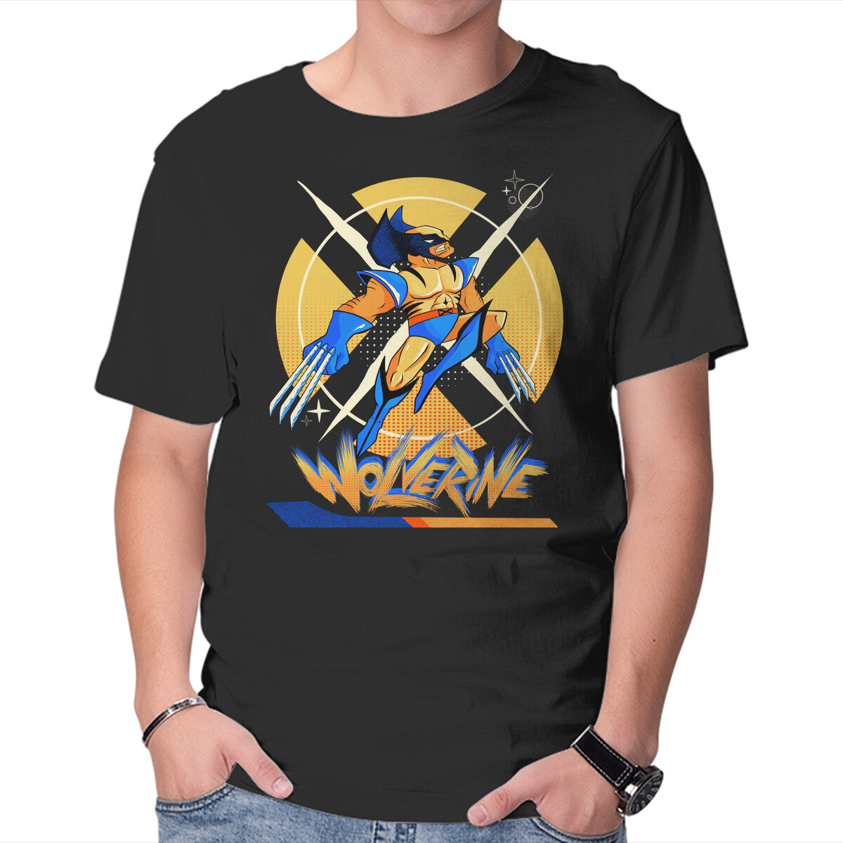 X Men 97 – Sci-Fi Graphic T-Shirt in black, product display