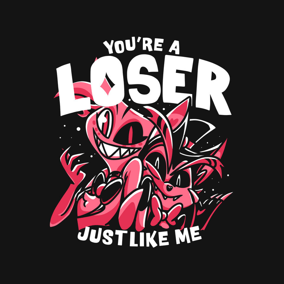 Loser Baby – Funny Graphic T-Shirt design artwork for black graphic T-shirt