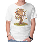 I Am Spring – Sci-Fi Graphic T-Shirt in white, product display