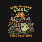 Edible Once – Animal Graphic T-Shirt design artwork for black graphic T-shirt