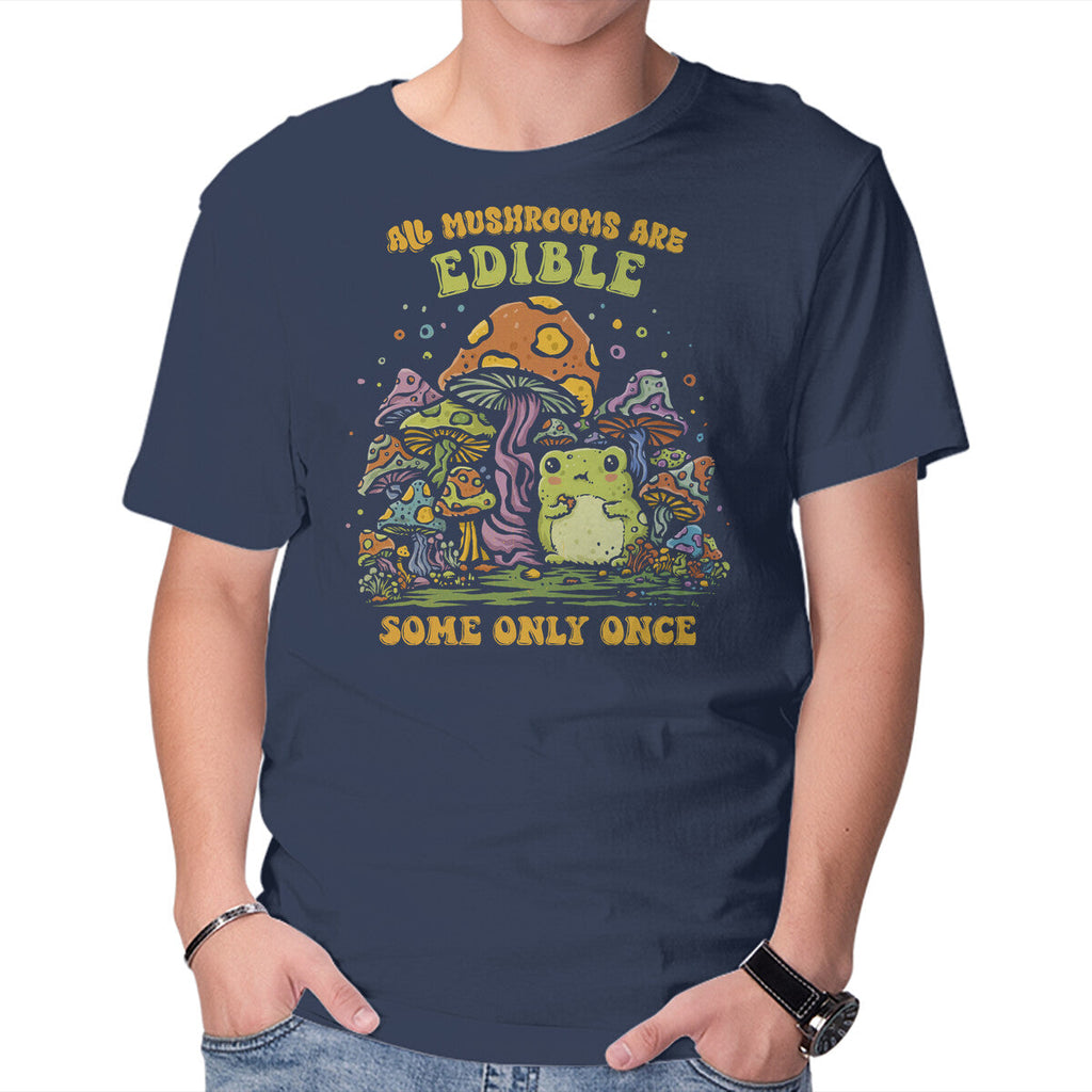 Edible Once – Animal Graphic T-Shirt in navy, product display