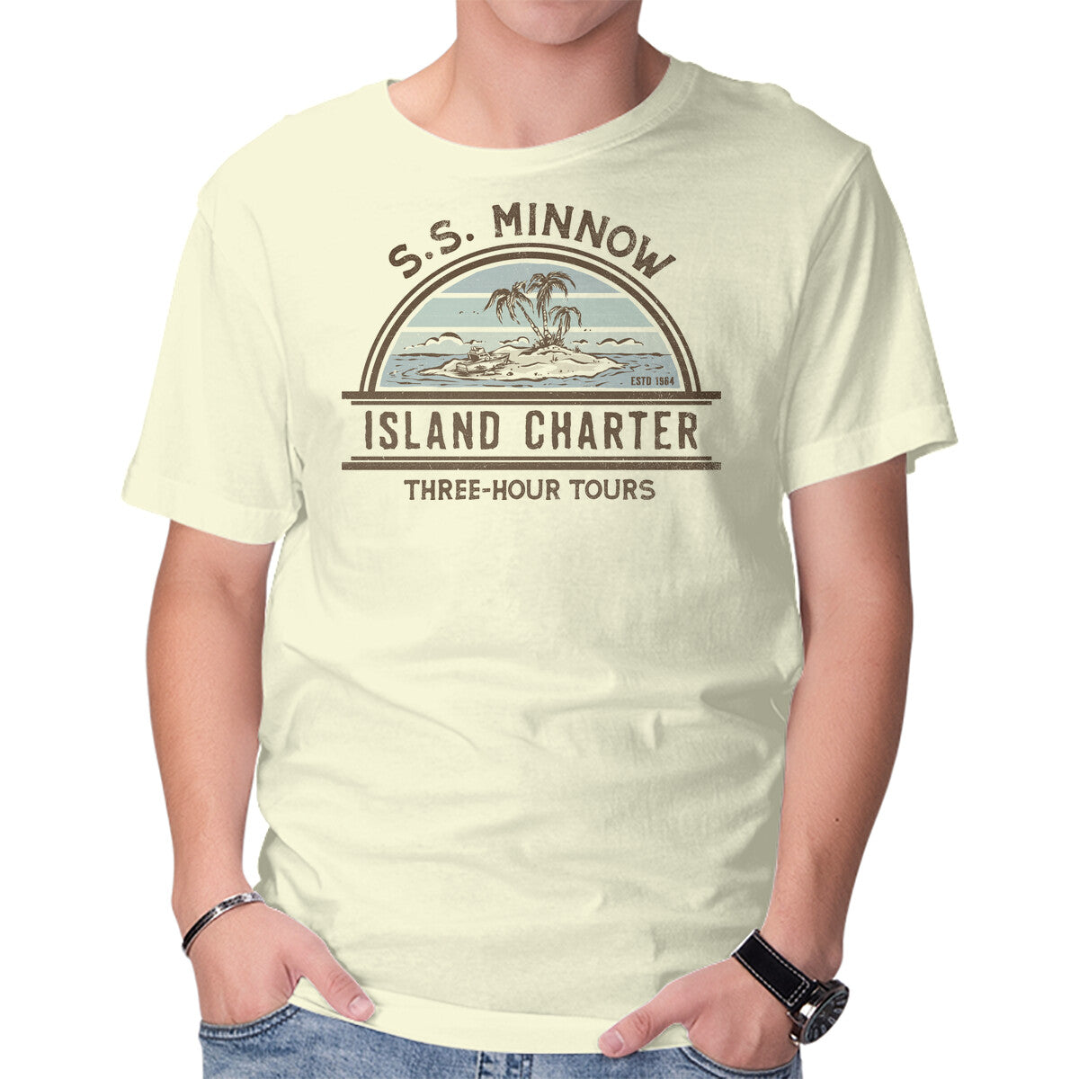 Three-Hour Tours – Retro Graphic T-Shirt
