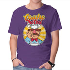 Quiche The Chef – Movie Graphic T-Shirt in purple, product display