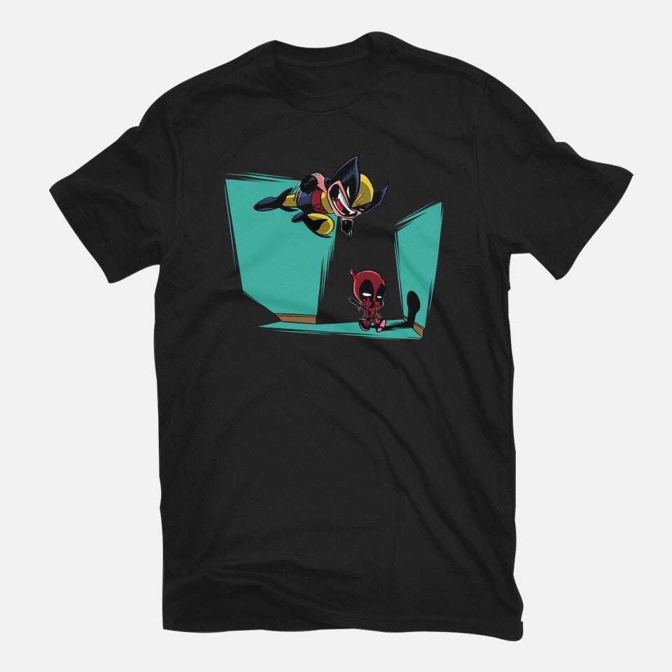 Gotcha – Movie Graphic T-Shirt in black, flat-lay product view