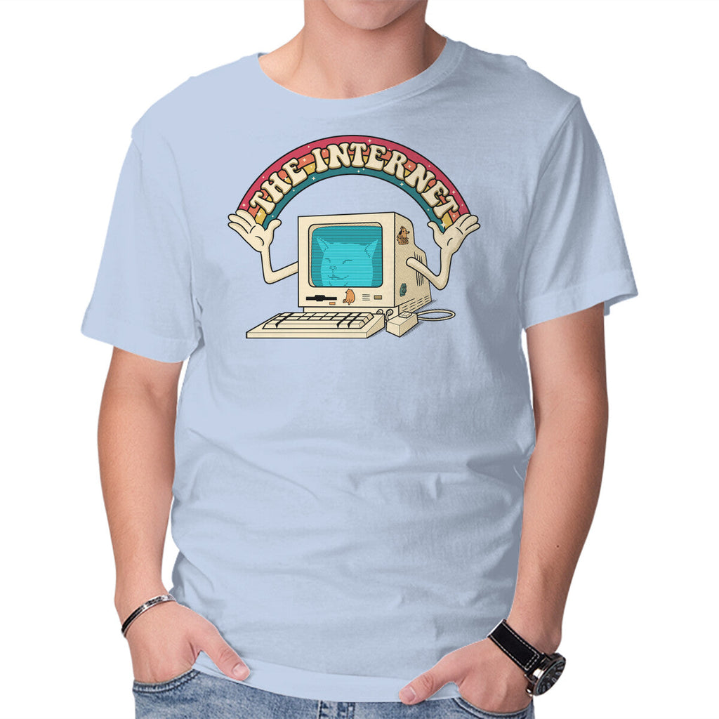 It Was All Worth It – Cat Graphic T-Shirt in blue, product display